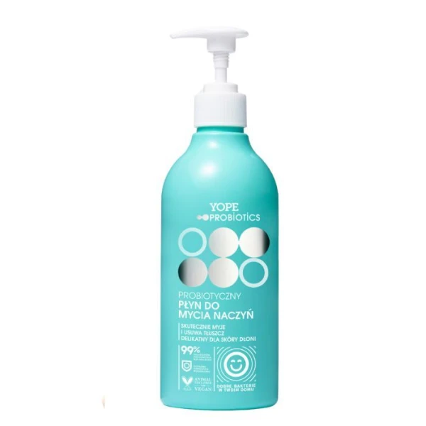 Yope Probiotics, probiotyczny płyn do mycia naczyń, 500ml